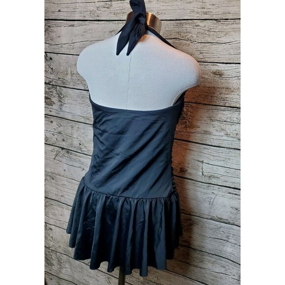 Catalina Black Swimsuit Size Large (12-14) - Picture 3 of 7